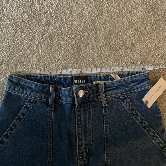 Anthropologie • Maeve Ultra High-Rise Denim Culottes - Picture 9 of 9